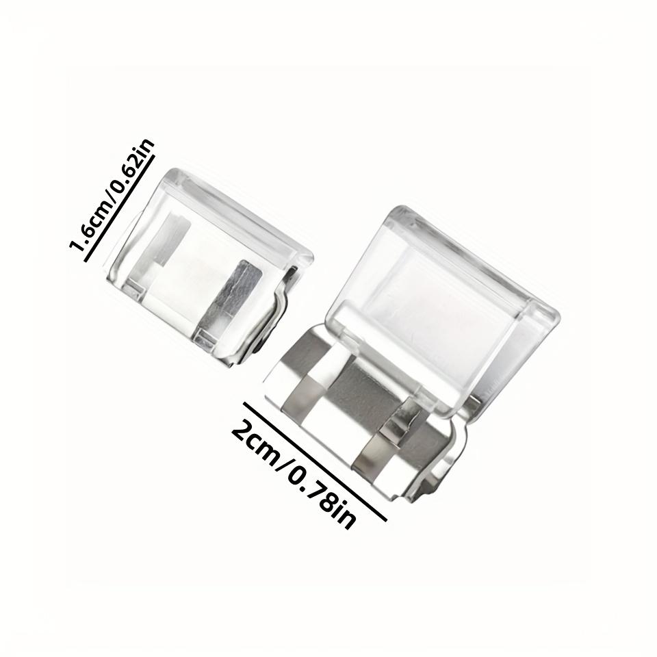 2/4/6/10/20pcs Invisible Leg Shortening Clip, Non-slip Pants Edge Clip, Used for Anti-drag Pants Hem Fixing Device, Seam-free Hidden