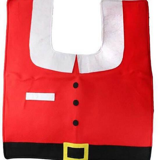 Cute Christmas Toilet Seat Covers Creative Santa Claus Bathroom Mat Xmas Supplies for Home New Year Navidad Gift Decor
