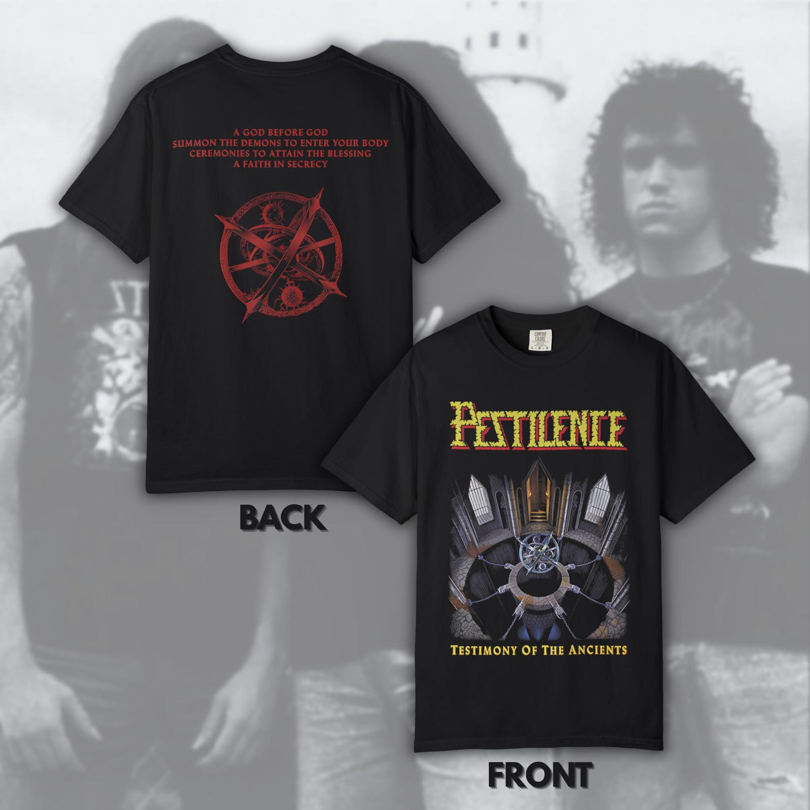 Pestilence - Testimony Of Ancients 1 | Size- S, M, L, XL, 2-4 XL XL