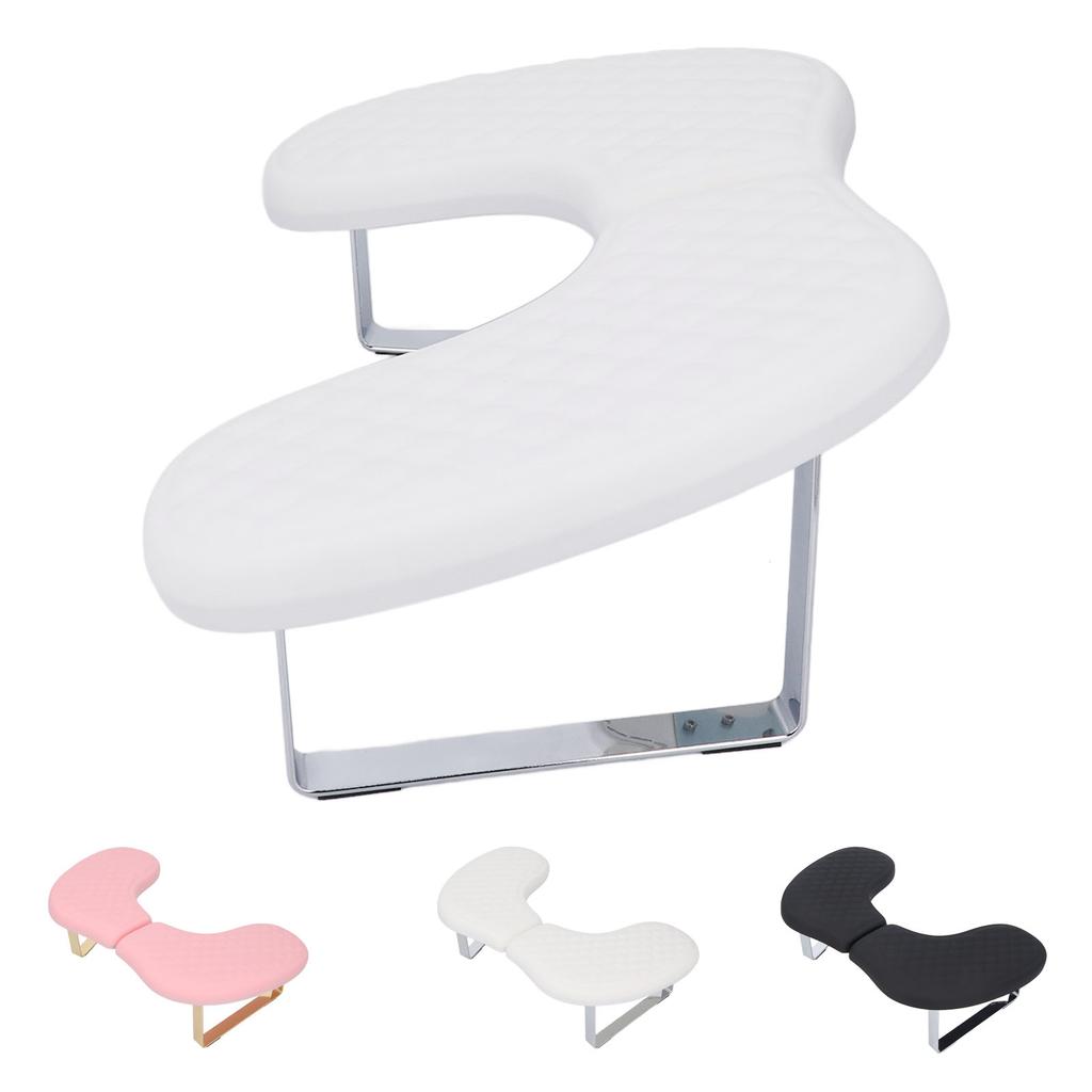 Podpórka pod ramię do paznokci dla stylistki paznokci Odłączana w kształcie U Miękka PU Składana podpórka pod dłoń do manicure do salonu domu