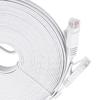 RJ45 CAT6 Ethernet Netzwerk Flaches LAN-Kabel UTP Patch Router-Kabel 1000M Weiß