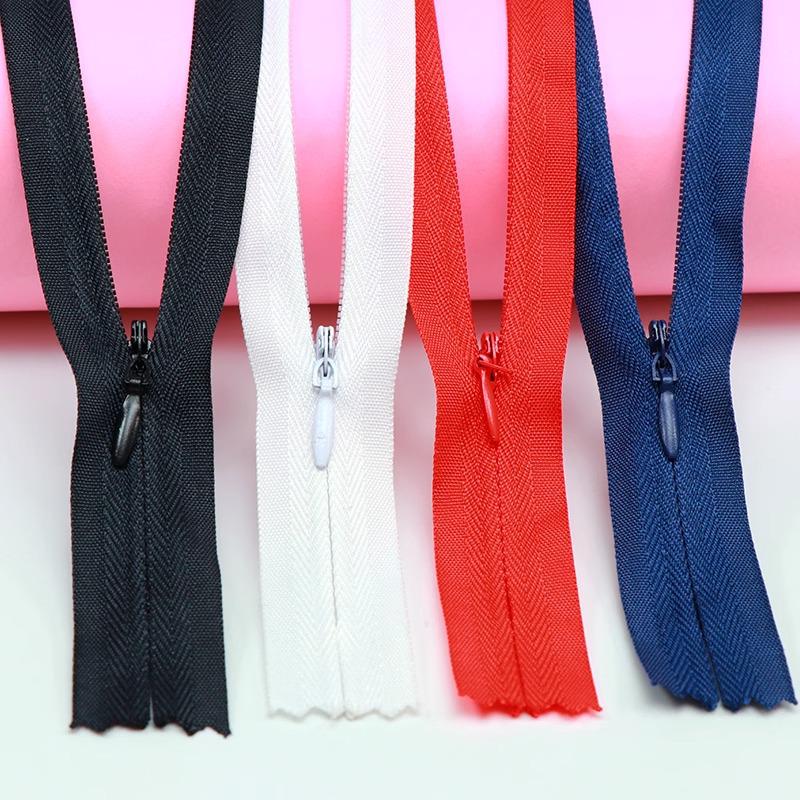 Invisible Zipper for Skirt, Pants, or Shirt Fabric (18-70CM, Various Colors)
