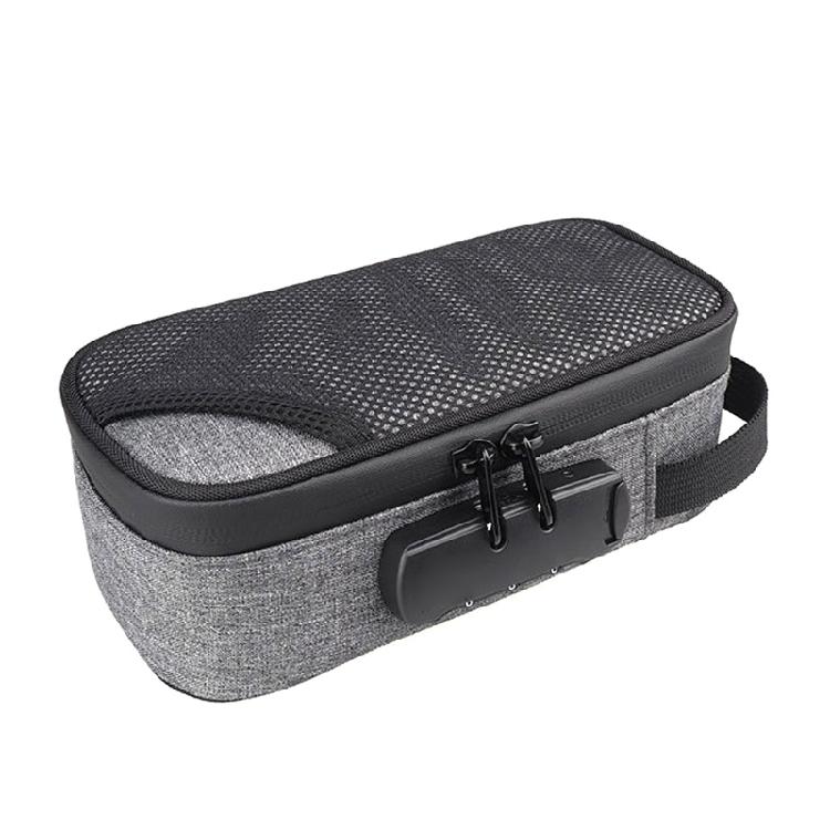 Borsa di Stoccaggio a Prova di Odore Borsa Stash a Prova di Odore Con Serratura Portatile da Viaggio