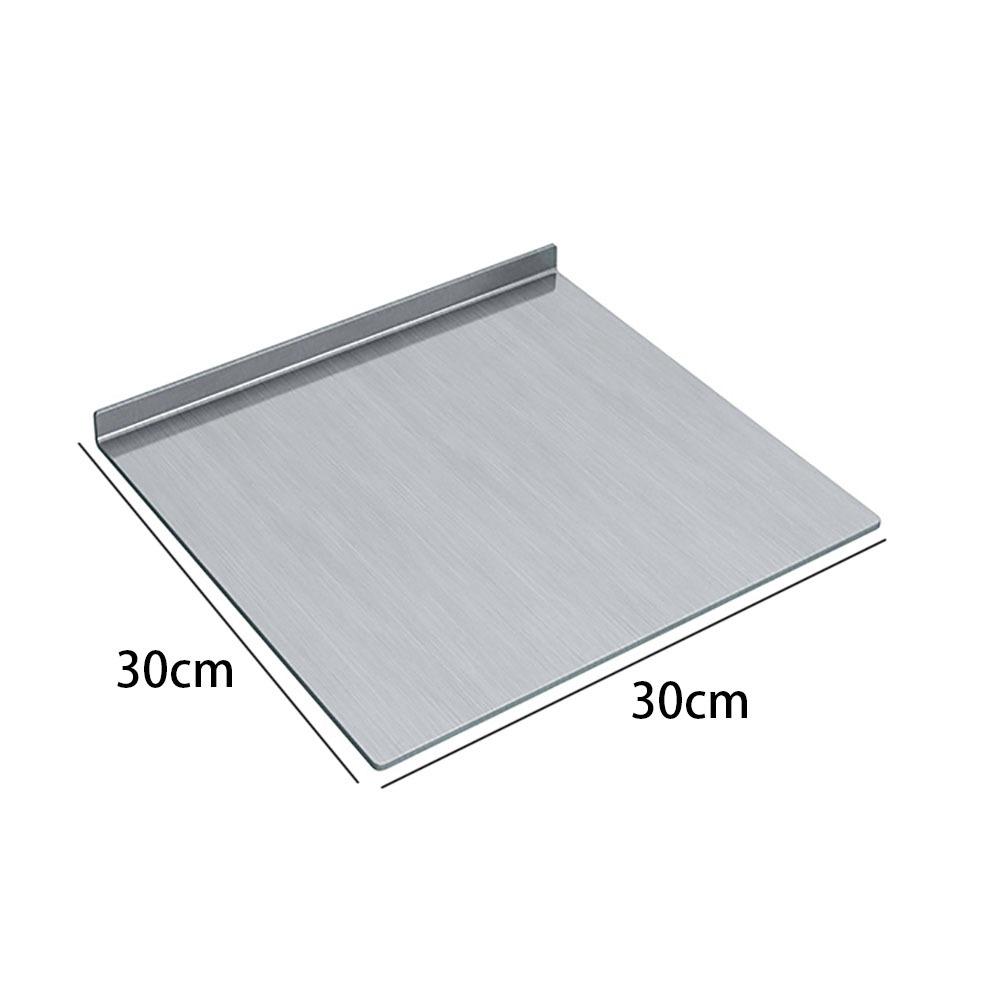 New Stainless Steel Stainless Steel Cutting Boards Non Slip Rectangle Chopping Board with Lip Kitchen Chopping Block Home