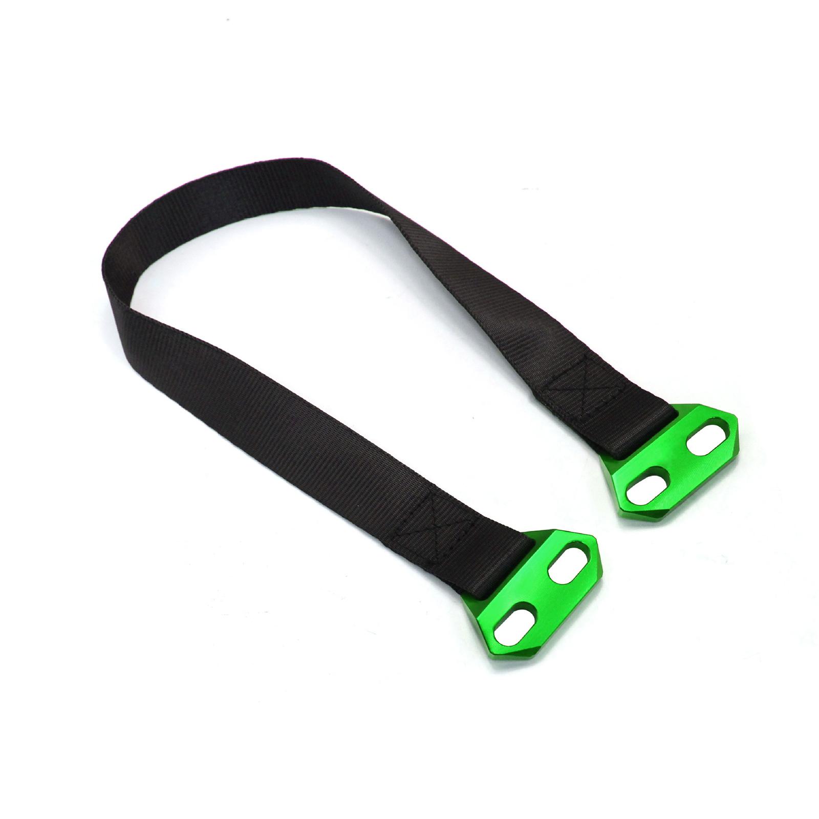 

Универсальные высокопрочные ремни безопасности для мотоцикла, мотокросса, мотоцикла, мотоцикла для CRF250R XR400R, передний спасательный ремень зелёный