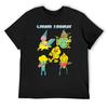 Cremefarbenes Theater T-Shirt T-Shirts Mann Oversize T-Shirt Anime T-Shirts Kurzarm T-Shirt Herren