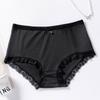 Plus Size Ladies Summer Sexy Hip Comfortable Breathable Mid Waist Briefs