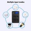 Fast Charging LCD Micro USB Charger for Olympus D750, SH21, SP800UZ Camera