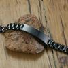 10MM -15MM Personalized Engraving Bracelet Stainless Steel Wrist Bangle for Men  Outdoor