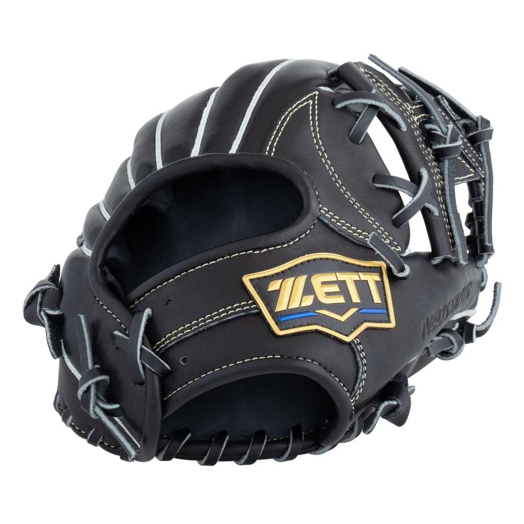 ZETT Neo Status Youth Softball Kenta Imamiya for Second and Size M heights BJG702600N Glove, Style, Shortstop, Right-Handed Throw, Black, (For