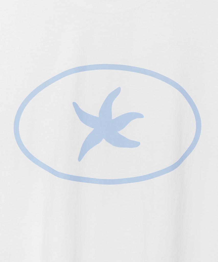 THE COLDEST MOMENT Tcm Starfish Stamp T (White)
