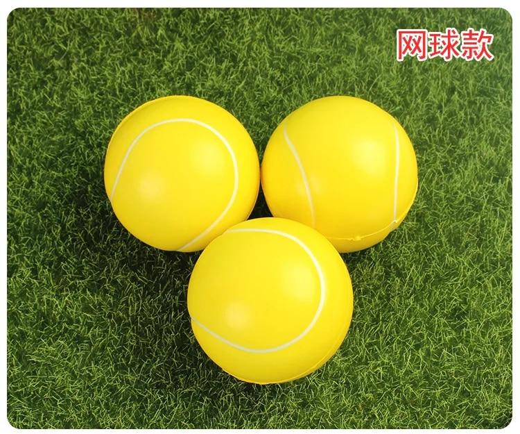 6.3cm Squeeze Ball Toy Football Basketball Soft Foam Sponge Baseball Tennis Toys for Kids Children