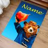 Custom personalization Paddington Bear Print Area Rug - Soft, Washable Non-Slip Indoor Mat,Living Room,Home&Office Decorative Rug