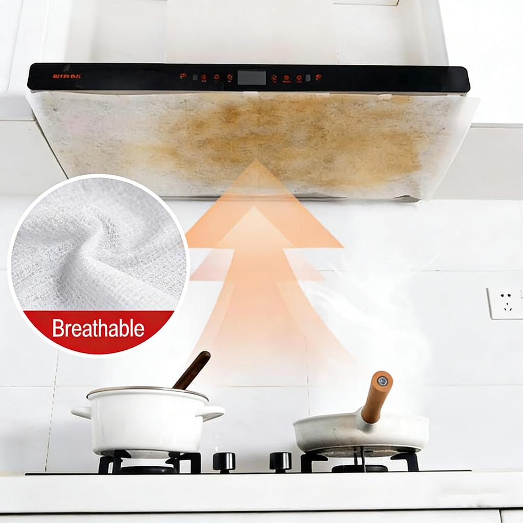 12/24-Pack Heavy Range Hood Filters Oil-Absorbing Mesh Covers for Kitchen Ventilation Easy Install High Temperature Oil Filter