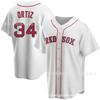 Boston Red Sox 34 David Ortiz Fan Baseballtrikot Unisex Sportshirt Leichte Baumwollmischung