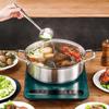 Balder Edelstahl geteilter Hot Pot