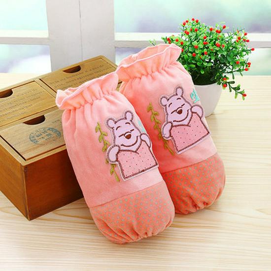 2024 Korean Style Plush Arm Warmers - Unisex Autumn/Winter Sleeves, Stain-Proof