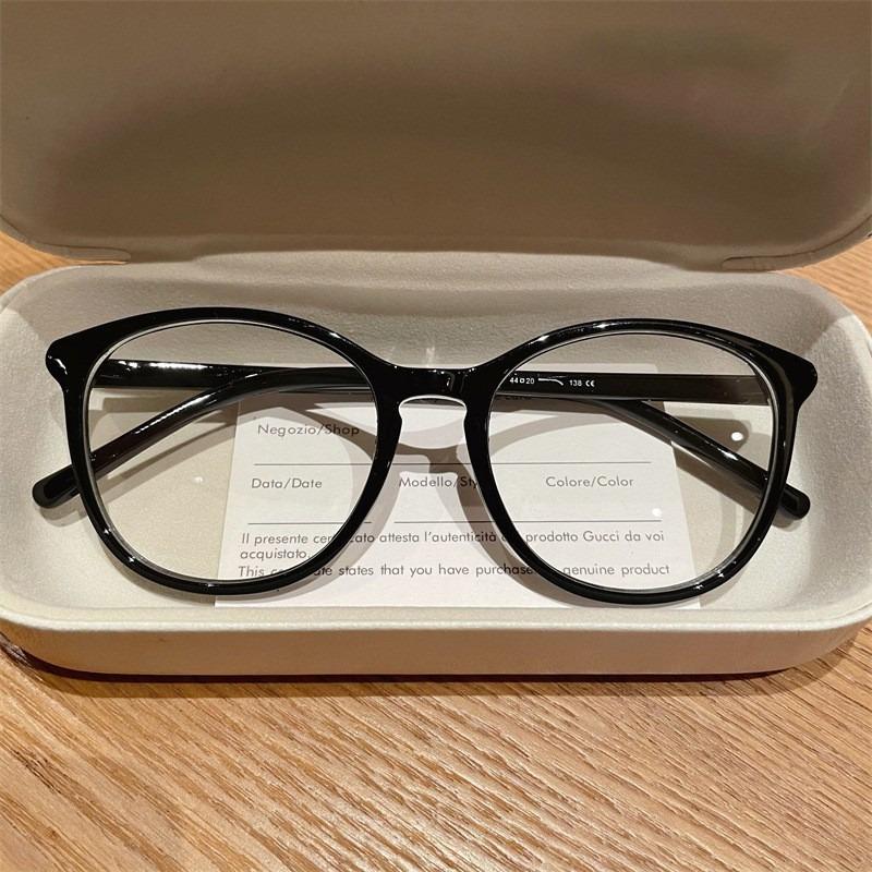 

2025 New Women s Classic Black Frame Glasses with No Makeup Artifact HD Fashion Frame Glasses чорний