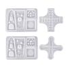 Candle Holder Silicone Mold Rotating Windmill Shape Handmade Art Supplies Silicone Texture for Making Candle Holder