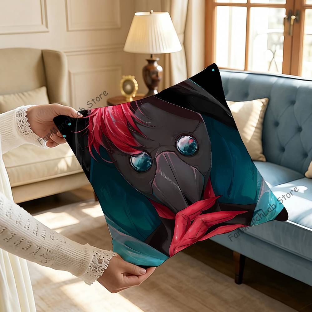 Game TThe Freak CCircus Pillow Case Plush Fabric Soft Pillowcase Double Sided Print Sofa Cushion Cover Throw