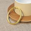 Curly Grass Pattern Bracelet for Women, Ancient Method Inheritance, Solid Ring Bracelet, Niche and High-end