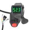 E?Bike Thumb Throttle LCD Display Digital Battery Voltage Power Switch for Electric Vehicle