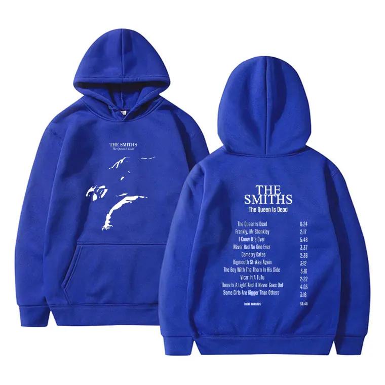 The Smiths The Queen Is Dead British Rock Band Men’s Sport Hoodie Hip-hop Street Classic Pop Harajuku Y2K Long-sleeve Sweatshirt
