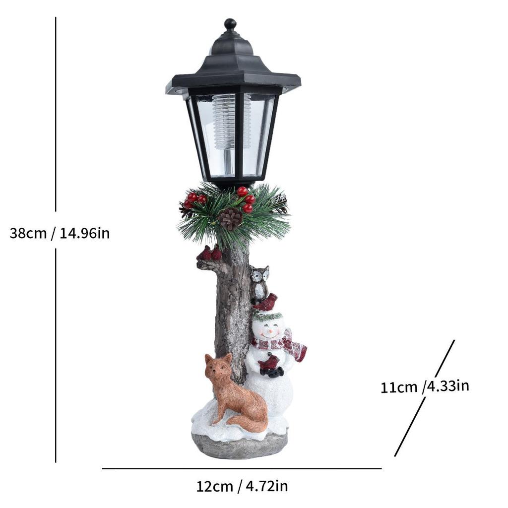 Figurina di Cucciolo Alimentata a Energia Solare: Decorazione da Giardino in Resina per Esterni