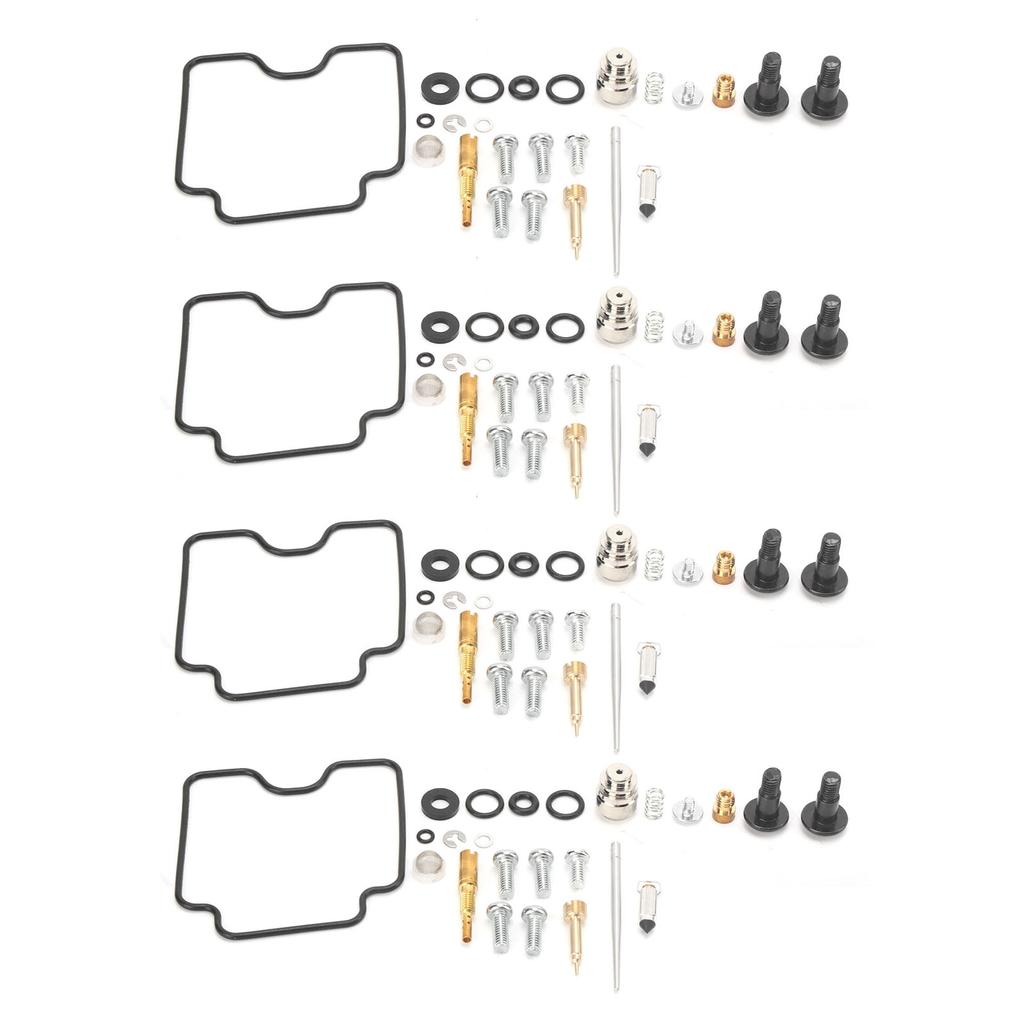 4 Sets Carburetor Rebuild Fix Kit Carb Overhaul Fit for Suzuki GSX600F Katana 1998-2006