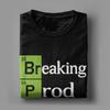 Men Women Graphic Print Breaking Prod Funny Dev's Meme  T Shirt Tee Pure Cotton  T-shirts Clothing