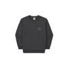 Snow Peak Woven Patch Sweatshirt and Size L GS-S25FMFHT24, Men's Women's Charcoal,