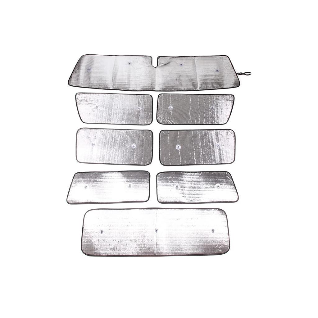 METYOUCAR Car Sunshade Set for Hummer H2 Folds and UV Protection for Easy and Fits Full Window Glass 8-Piece 2003-2009, Up, Heatsink, Parking,