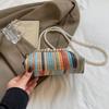 Summer Woven Straw Tote Bag Casual Beach Vacation Women Shoulder Bags Large Capacity Female Handbag KTB
