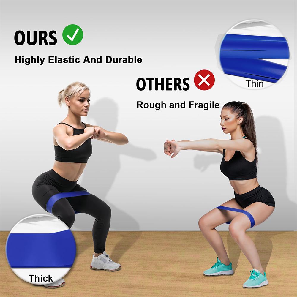 Different Resistance Bands Yoga Band Fitness Exercise Training Hip Tension Band Leg Squat Dance Elastic Loop Stretch Band 3