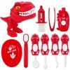 Dinossauro Plástico Simulação Dentista Brinquedo de Montar Animação Kit Médico Brinquedo de Faz de Conta Para Crianças Jogo Higiênico de Faz de Conta Para Crianças