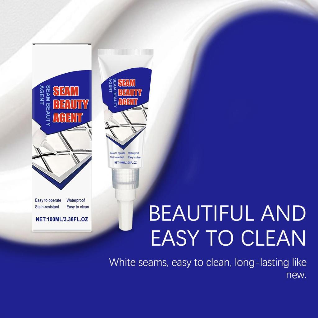 Fugenmörtel Reparatur Fliesenkleber 100ml UV-Beständig Extra Stark Langlebiger Klebstoff Dichtstoff Für Marmor Granit Metall Keramik Boden
