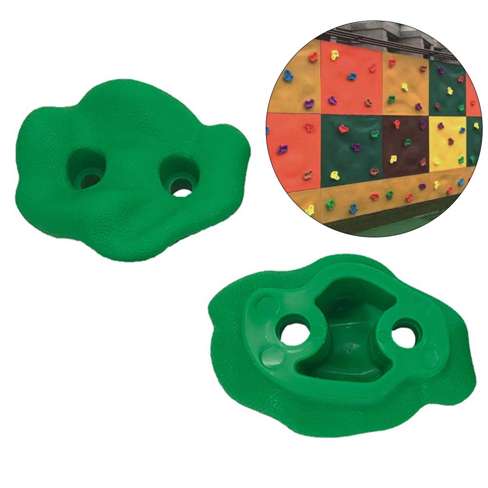 10Pcs Multi Colour Textured Climbing Rocks Wall Stones Kids Assorted Kit Bolt