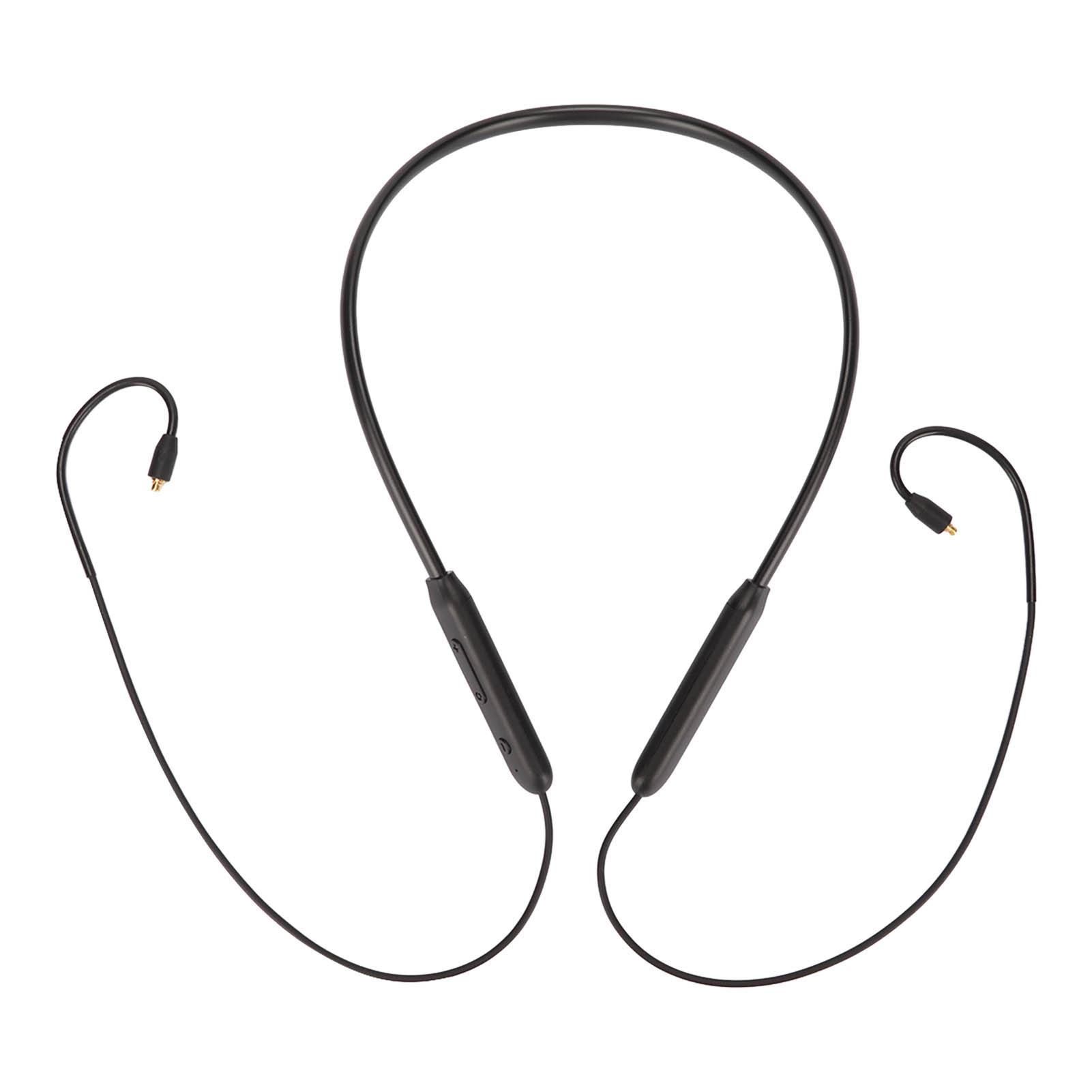 

Bluetooth Wireless MMCX Adapter Cable Low Latency Upgraded BT MMCX Adapter Cable with Mic and Controller