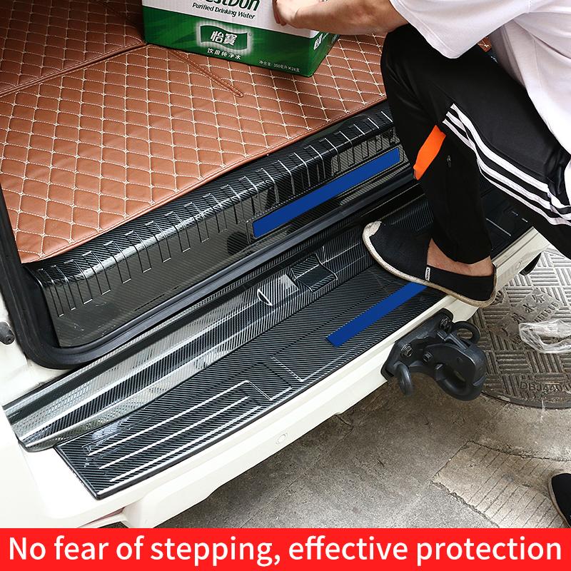 2010-2023 For Toyota Land Cruiser Prado 150 Threshold Modification Accessories Luggage Tail Door Guard Board Door Protector J15