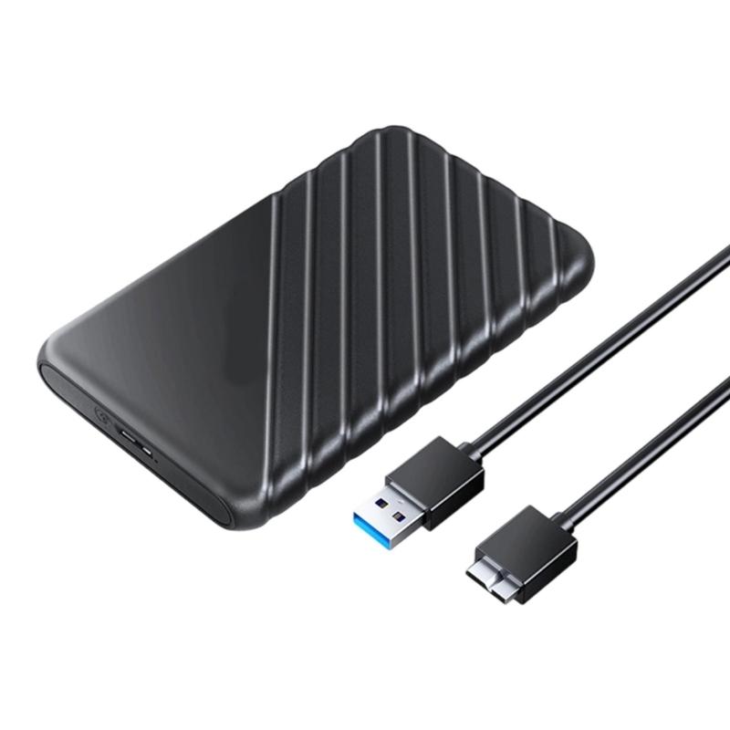 USB3.0 2.5inch Externally Hard Drive Enclosure Easy Installation Hard Drive Disk Box Enclosure 5Gbps Data Transfer