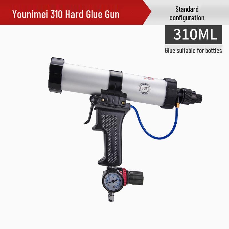 310ml Pneumatic Caulking Gun & 400/600ml Glass Sealant Silicone Gun