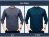 Herren Business Casual dicker Kaschmirpullover - Neuer Stil, Halbhoher Rundhalsausschnitt, 100% Reines Kaschmir, Hochwertige Basisschicht