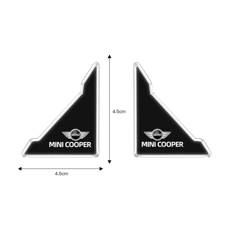 4PCS Car Door Anti-collision Corner Protectors Stickers For MINI Cooper S WORKS JCW Countryman Clubman R56 R55 F55 F56 R60 F54 cnjaw55