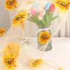 Voile Floral Window Blind Balcony Screening Tulle Curtain Home Decor
