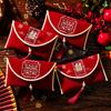 Embroidery Pattern Wedding Red Envelope Tassel Money Red Pocket Wedding Changing Fee Bag  Party