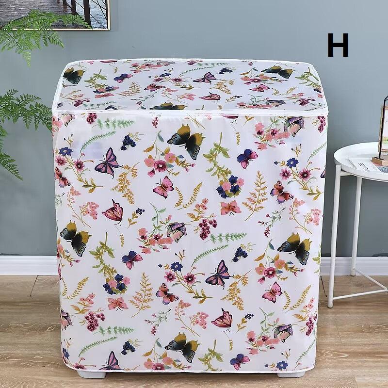 Capa para Máquina de Lavar Roupa de Cilindro Duplo Tampa à Prova de Poeira para Máquina de Tambor Duplo Abertura da Máquina Tampa Semi-Automática Tampa Superior