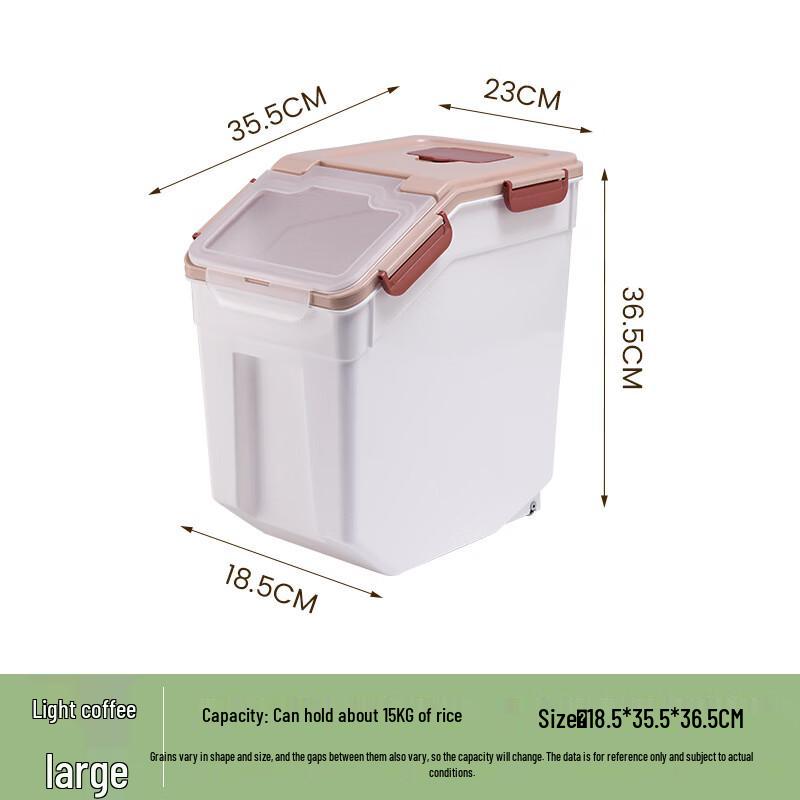Tirona Food Grade Sealed Rice Storage Bin