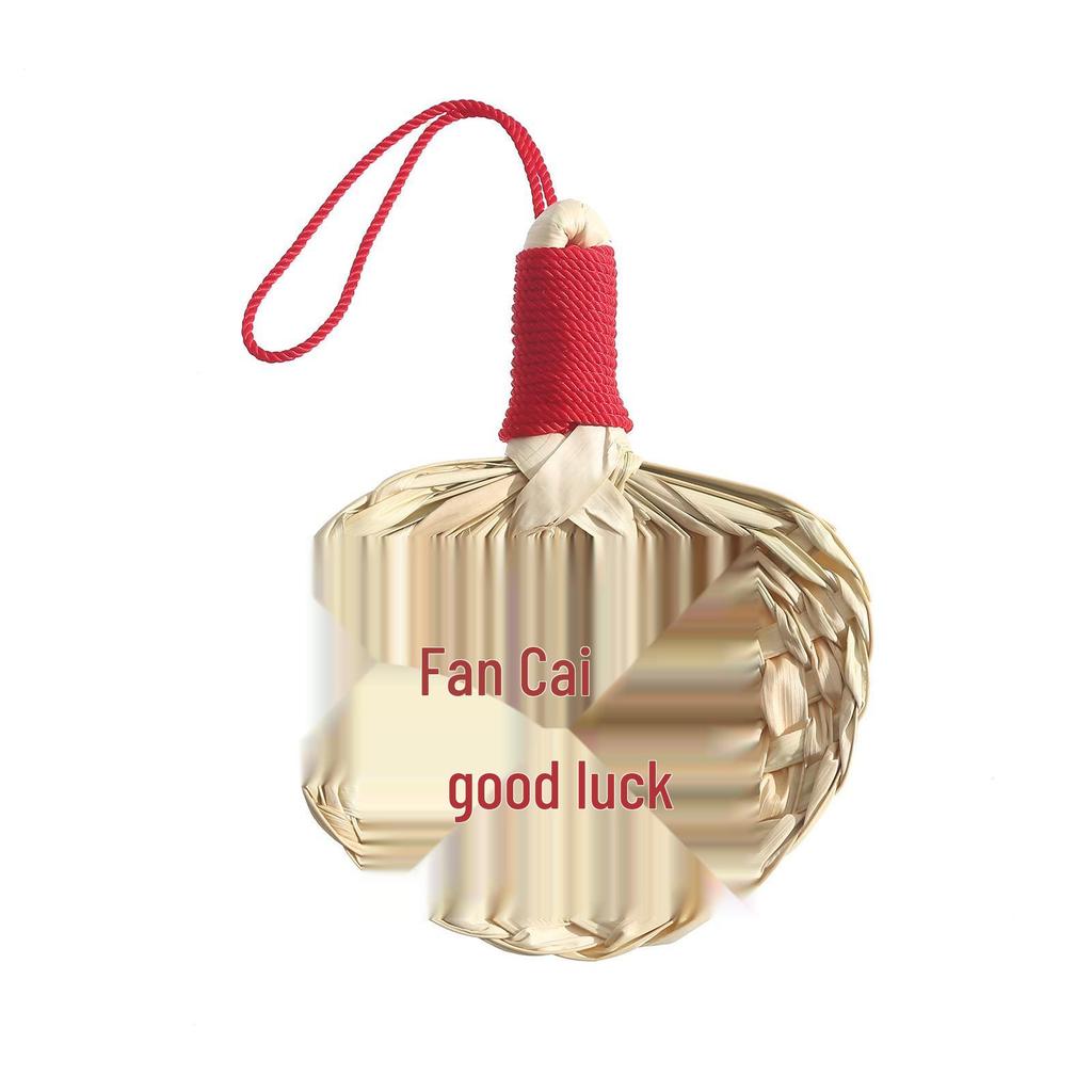 2026 Dragon Boat Festival Mugwort Fan Pendant & Indoor Sachet Bells for Door Handle and Decoration