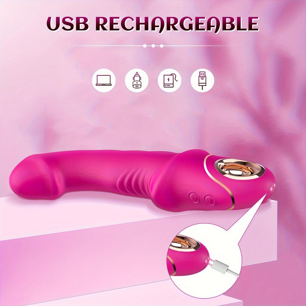 Powerful 9 Modes Vibrator Automatic Telescopic G-Spot Clitoris Stimulator Female Masturbation Sex Toys For Women Adults Shop 18+