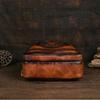 Johnature Vintage Totem Geprägter Rucksack, vielseitige Damen-Ledertasche, einfarbig, große Kapazität, Reiserucksäcke